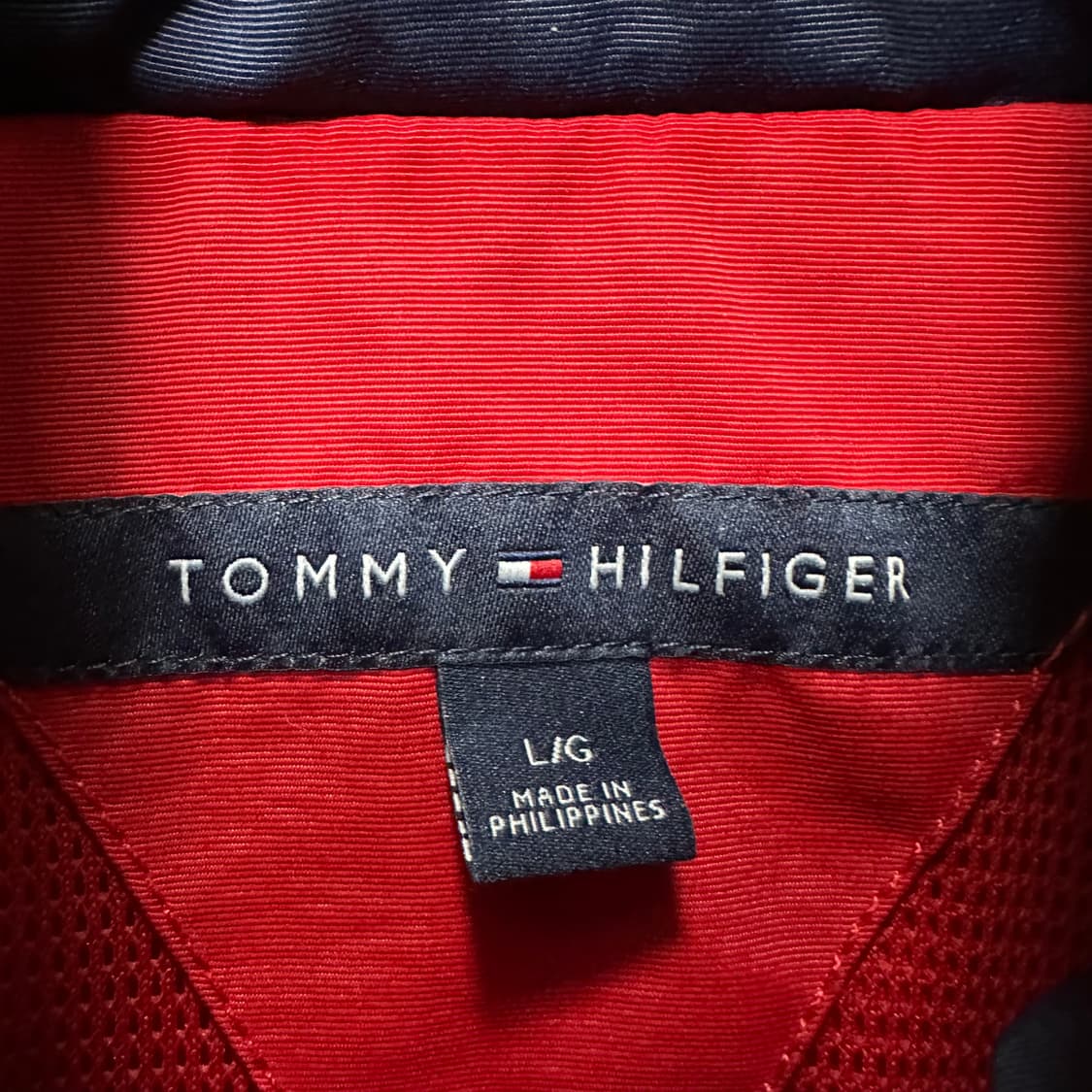 ✨ (바배) 타미 힐피거 올드스쿨 사이드로고 바람막이 자켓  상품이미지3