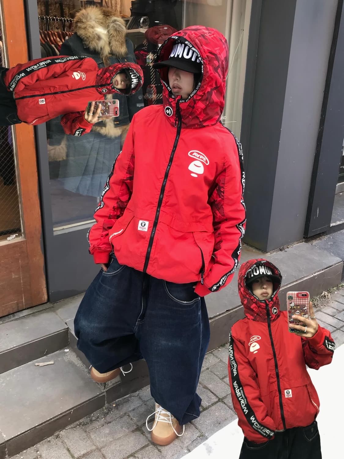 Aape Camouflage Hooded Jumper 상품이미지1