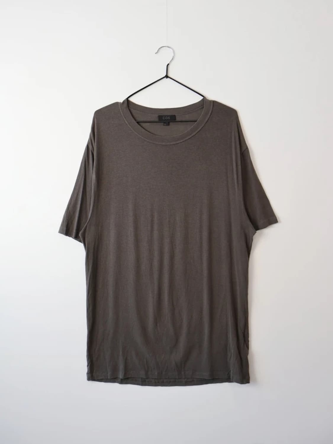 COS Brown Lyocell Blend Tee 상품이미지3