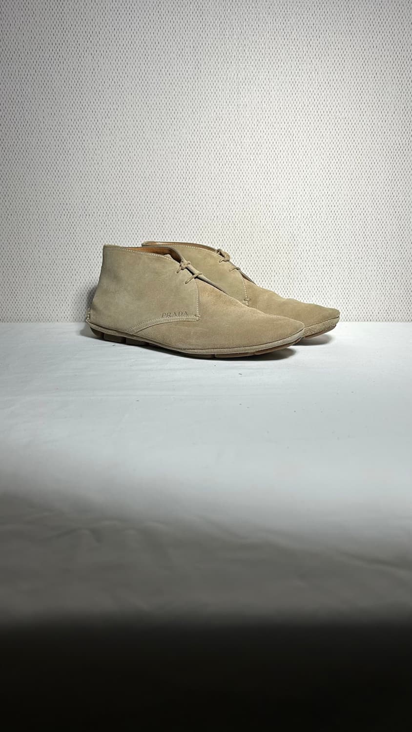 프라다 스웨이드 레이스업 상품이미지1