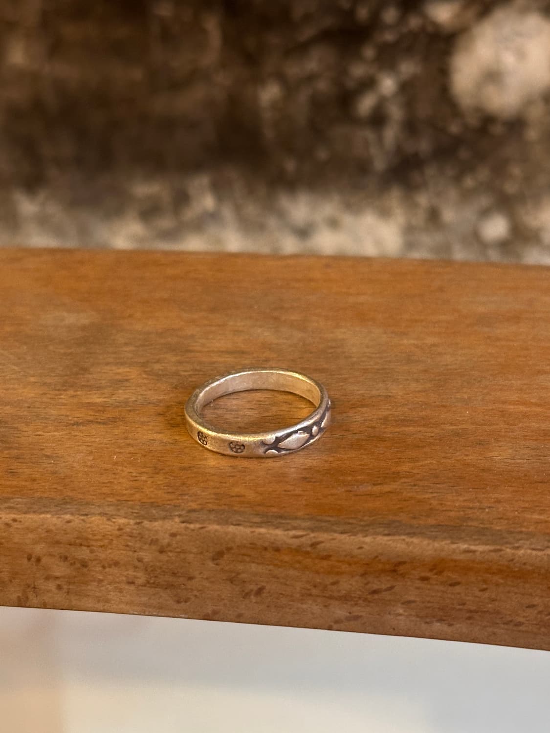 (Only 1)Dual Motif Karen Silver Ring 상품이미지8