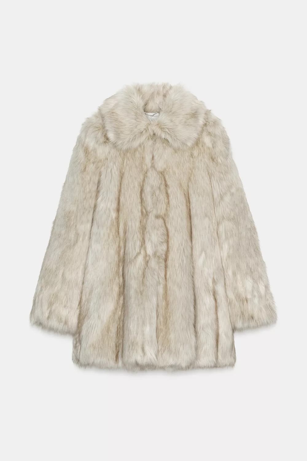 자라 페이크 퍼 숄더 코트 상품이미지5