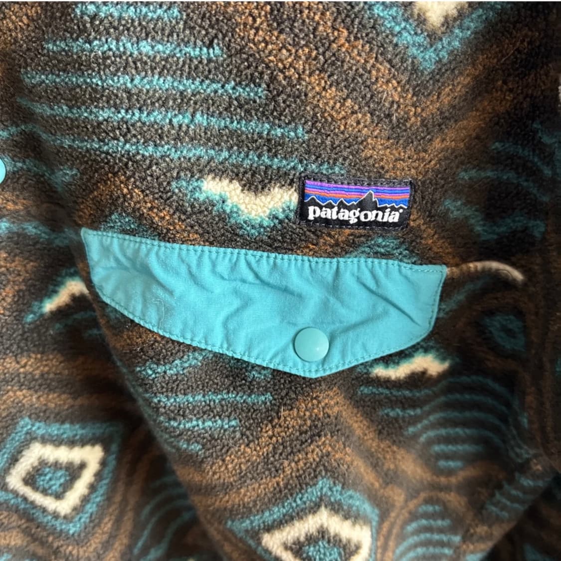 Vintage 파타고니아 아즈텍 신칠라 풀오버   XL 상품이미지3