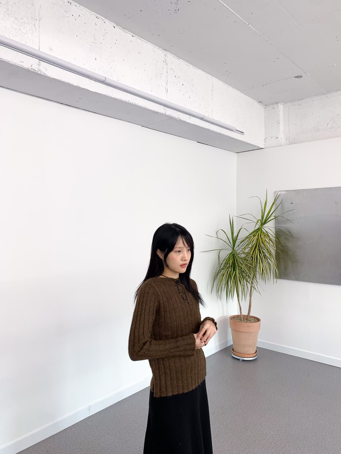 JPN 모헤어 실크 혼방 니트 85 상품이미지1