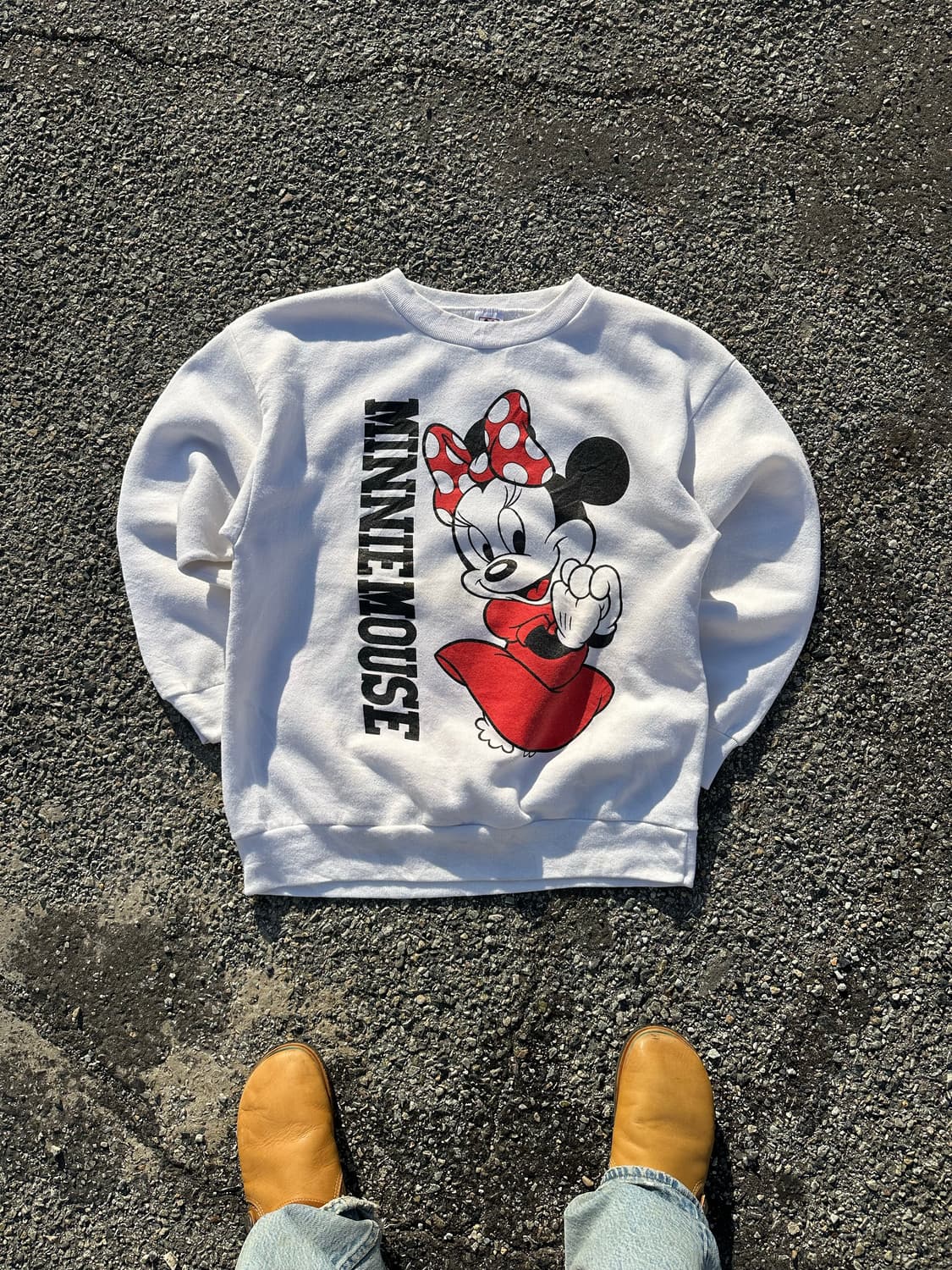 90’s Disney Mickey front/back sweatshirt 상품이미지4