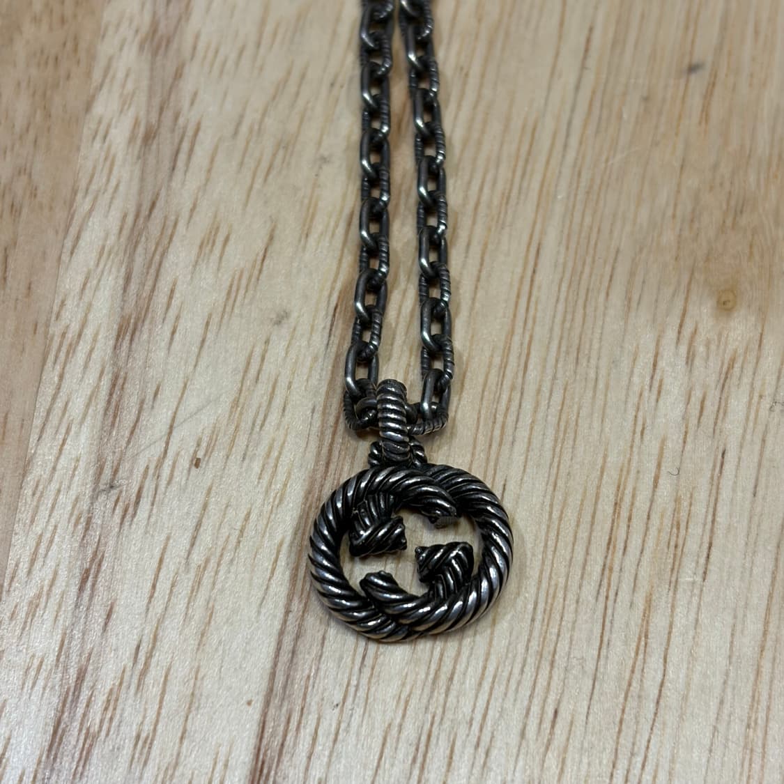 구찌/인터로킹G실버못걸이/OS 상품이미지3