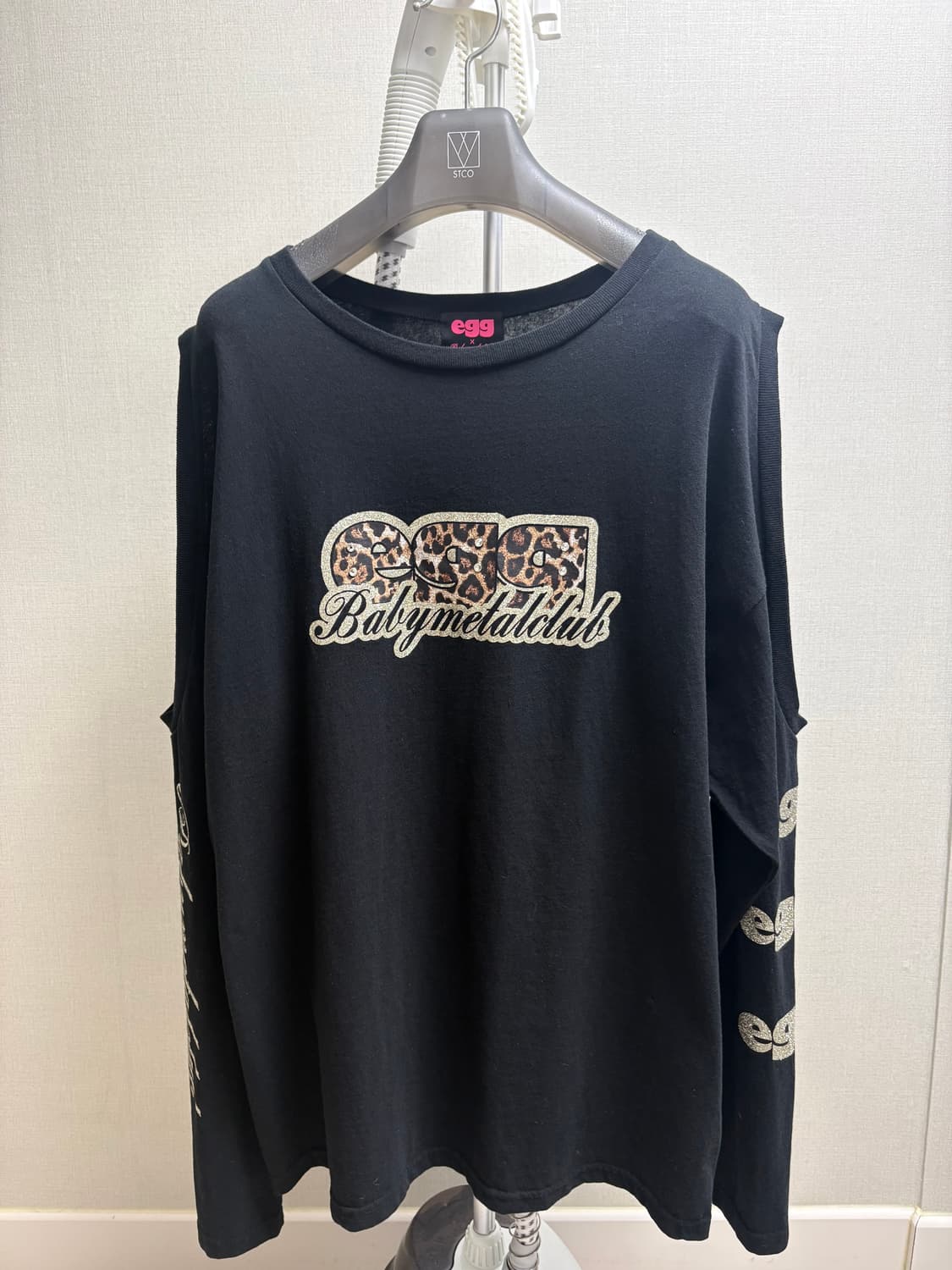 베이비메탈클럽 egg 에그 콜라보 트윙클 컷 롱슬리브 한정판 상품이미지2