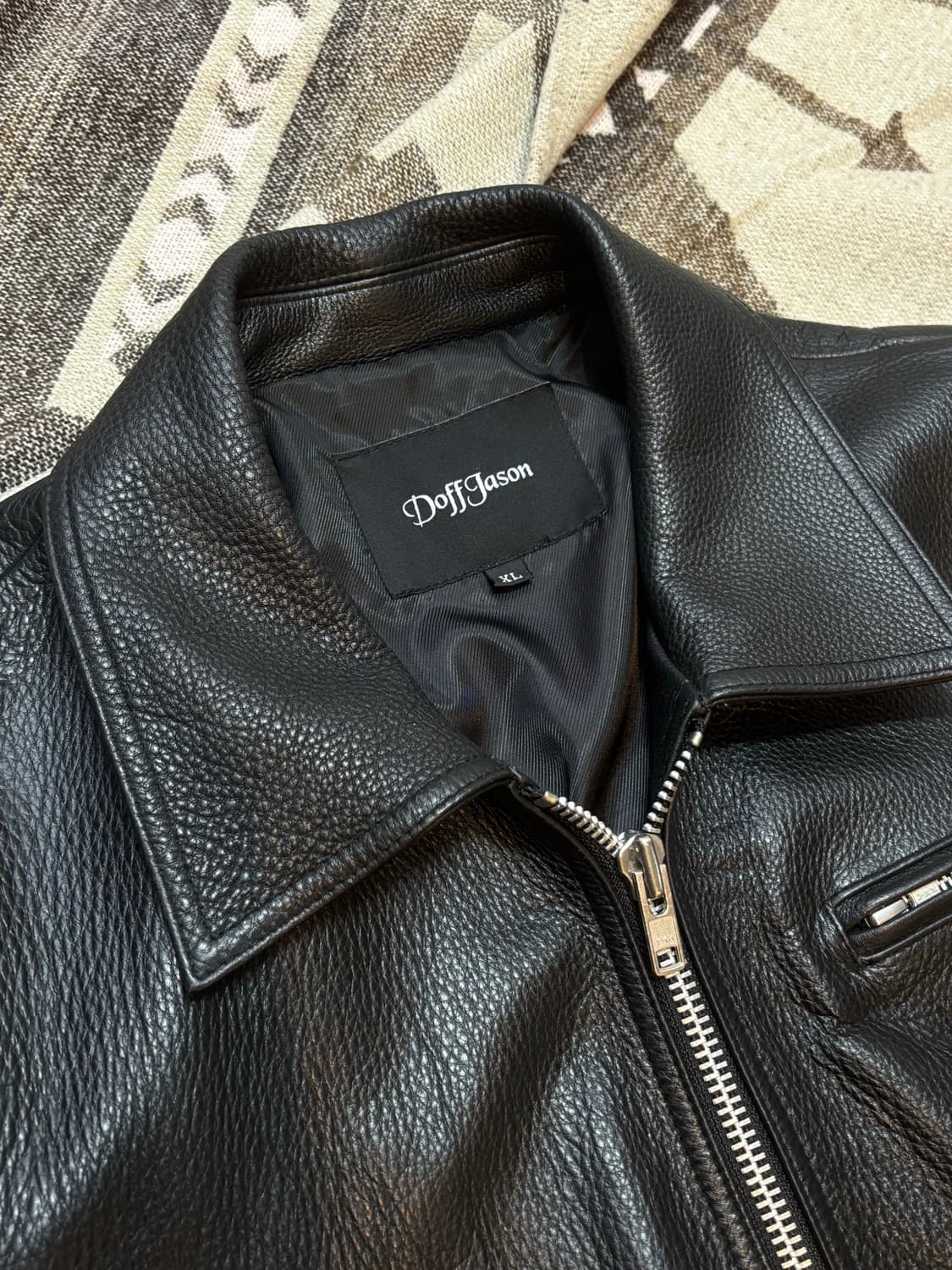 도프제이슨 카우하이드 싱글 자켓  상품이미지4