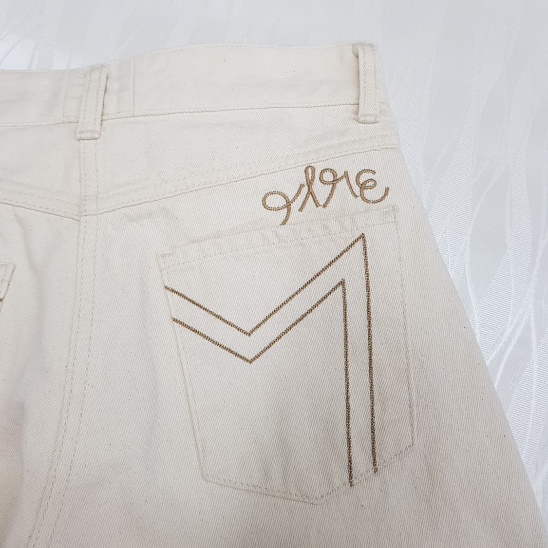 한섬 타임 2023 와이드 데님 팬츠 64-94사이즈 상품이미지5