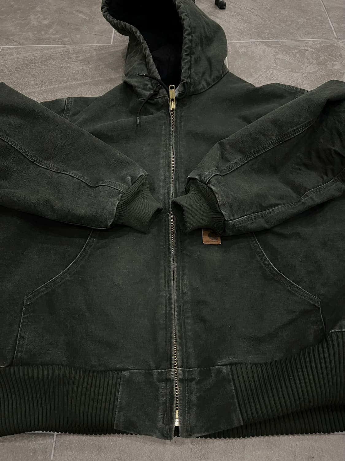 (L) 칼하트 후드 덕 액티브 자켓 J130 MOS 모스그린 상품이미지7