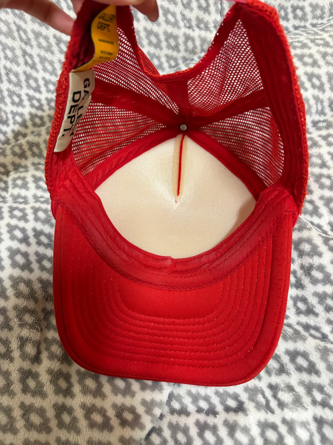 갤러리디파트먼트 메쉬 캡 레드 상품이미지2