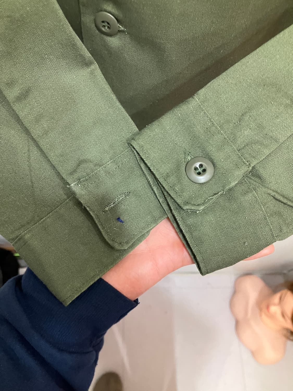 70s us army og 507 밀리터리 셔츠 상품이미지6