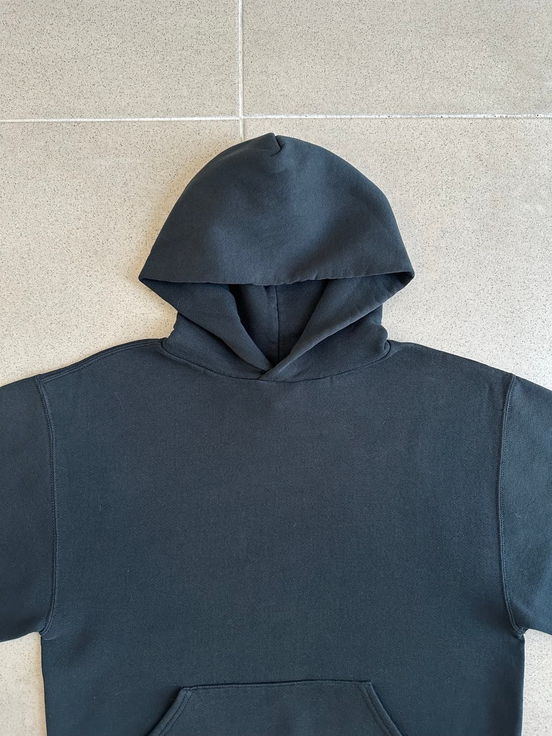 90s 빈티지 러셀 후드 블랙 M USA 상품이미지4