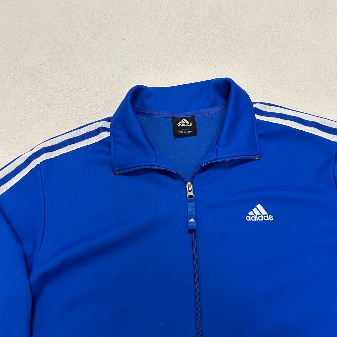 Adidas blue jersey  ⋆ 110 size ⋆ 어깨 50 가 상품이미지5
