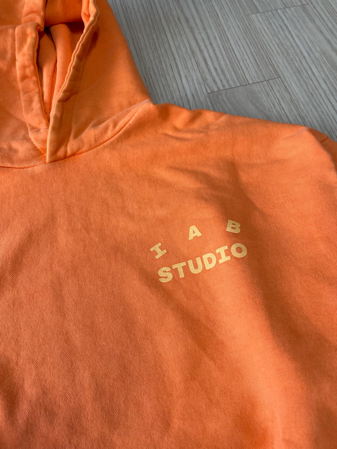 [새상품] 아이앱 스튜디오 피그먼트 후드 살몬 상품이미지3