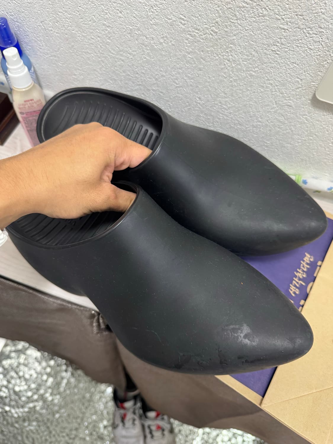 [41] 발렌시아가 테크노 클로그 블랙 무광 상품이미지2