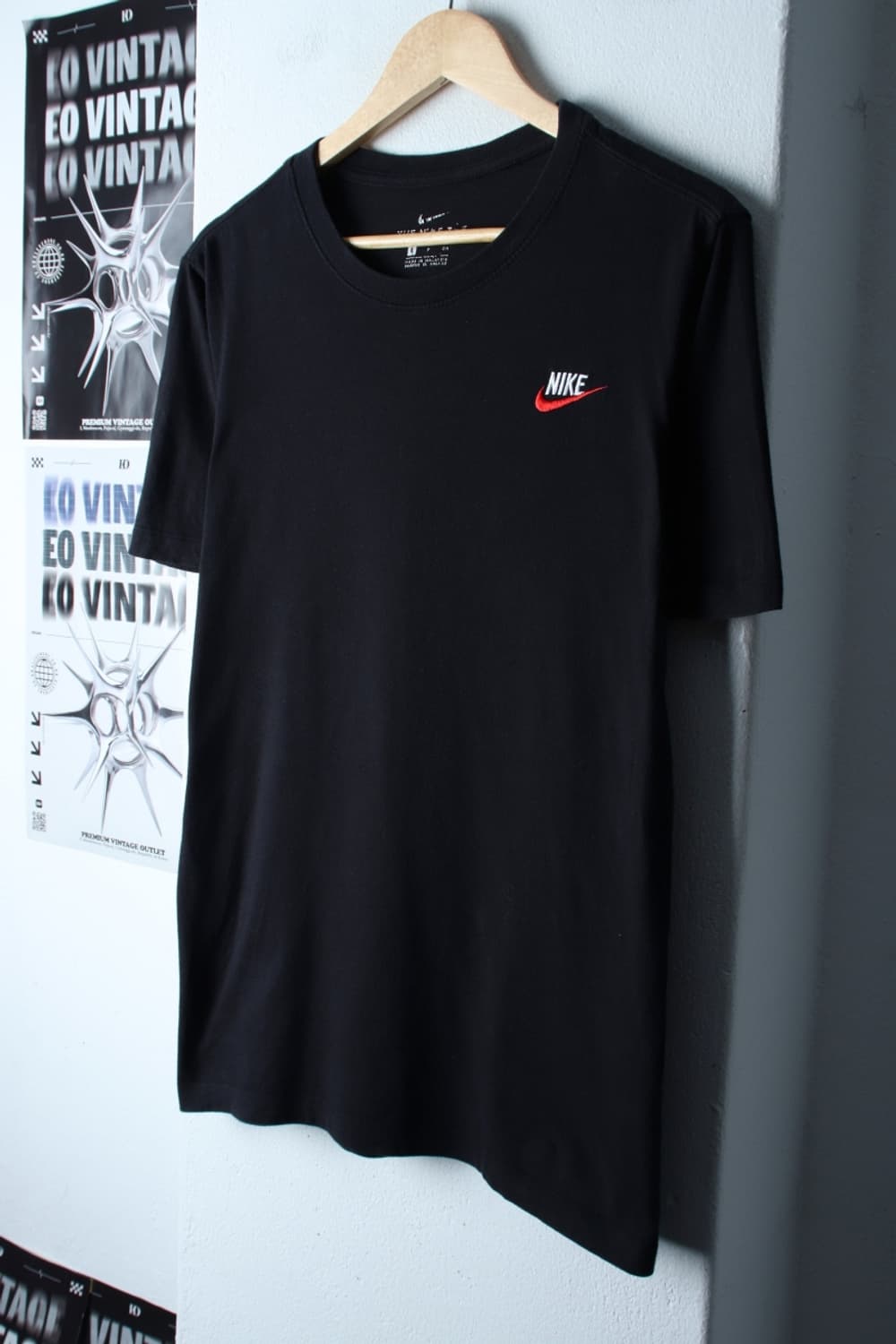 (L-XL) 나이키 반팔 티셔츠 작은사용감 스몰로고 블랙-H30823 상품이미지1