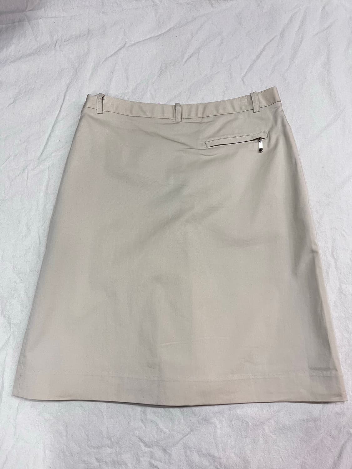 본더치 베이지 미디 스커트 상품이미지4