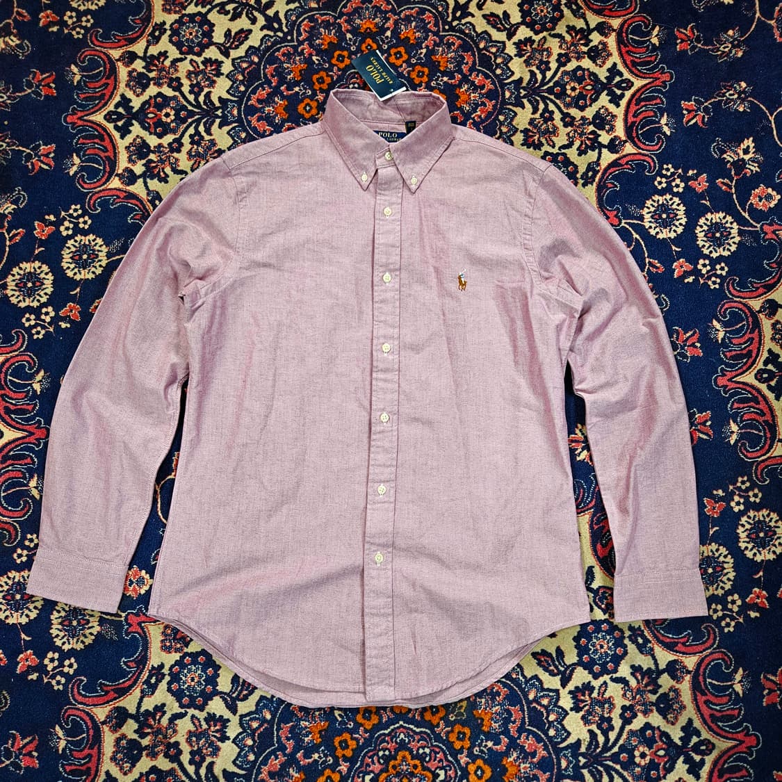 (새상품) 폴로랄프로렌 더스티 핑크 버튼다운 옥스포드 셔츠  상품이미지1
