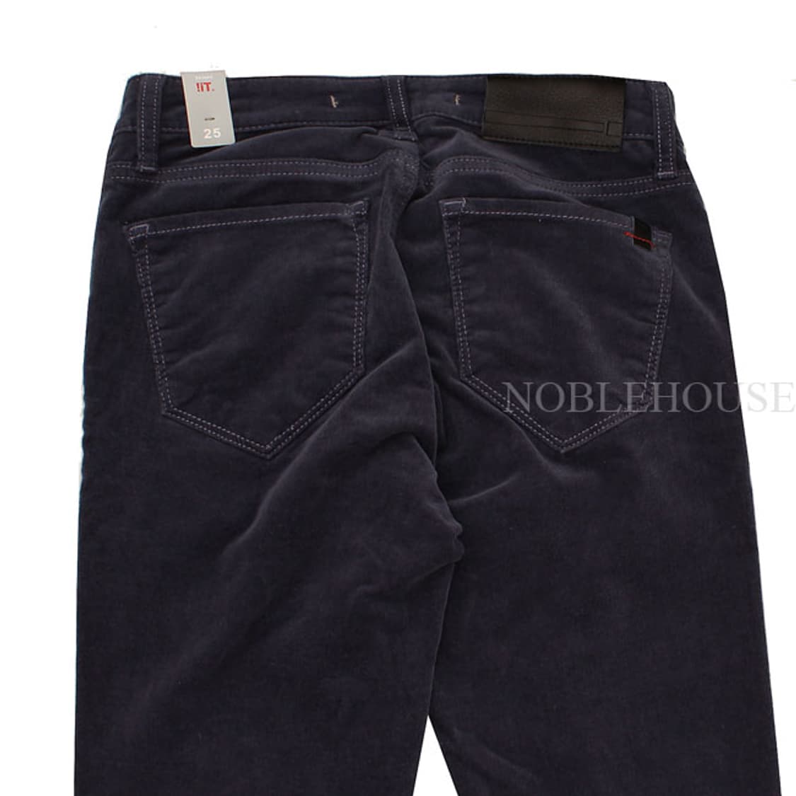 잇브랜드 네이비블루 골덴 스키니 팬츠 상품이미지3