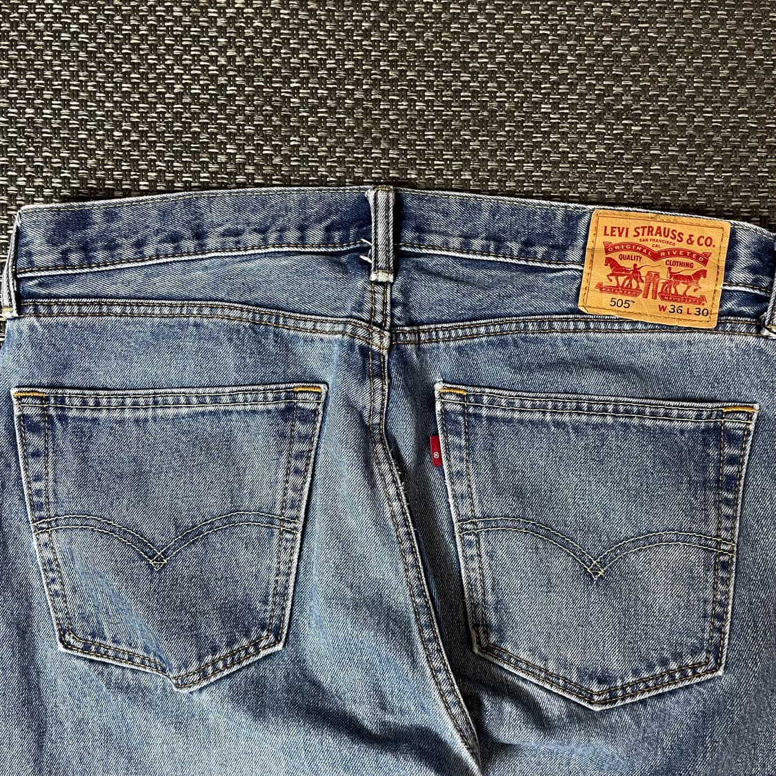 (36) 리바이스 505 36X30 중청 데님 팬츠 상품이미지5