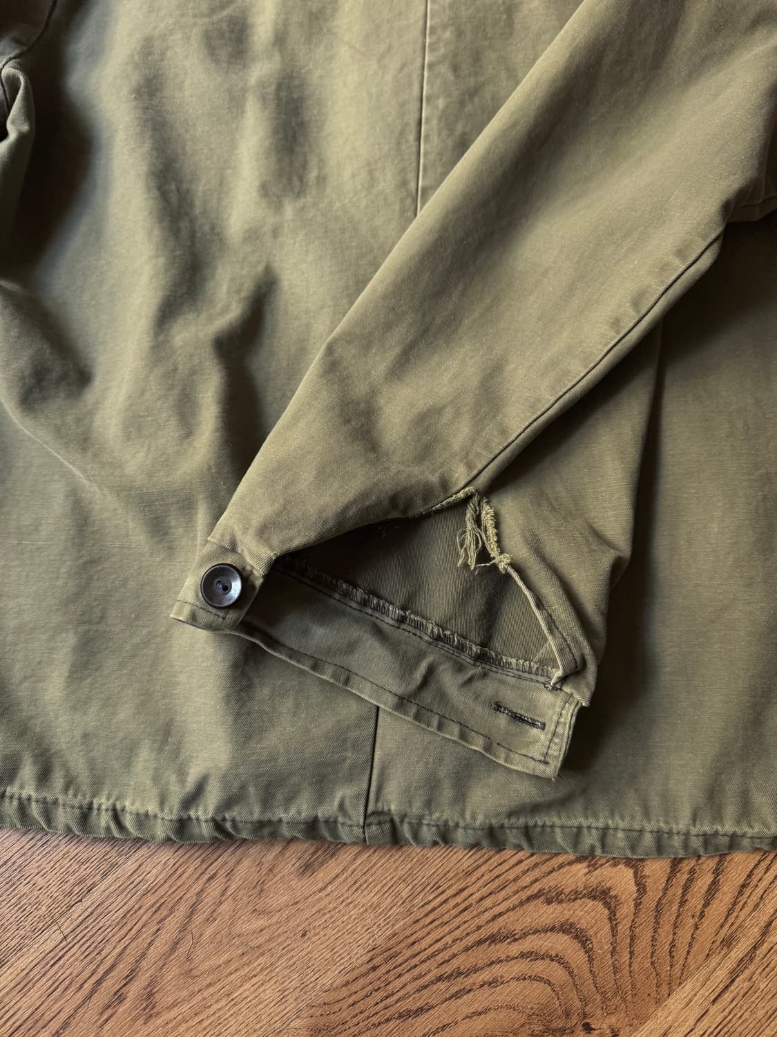 [L]90's 4포켓 세이지그린 프렌치 워크자켓 상품이미지6