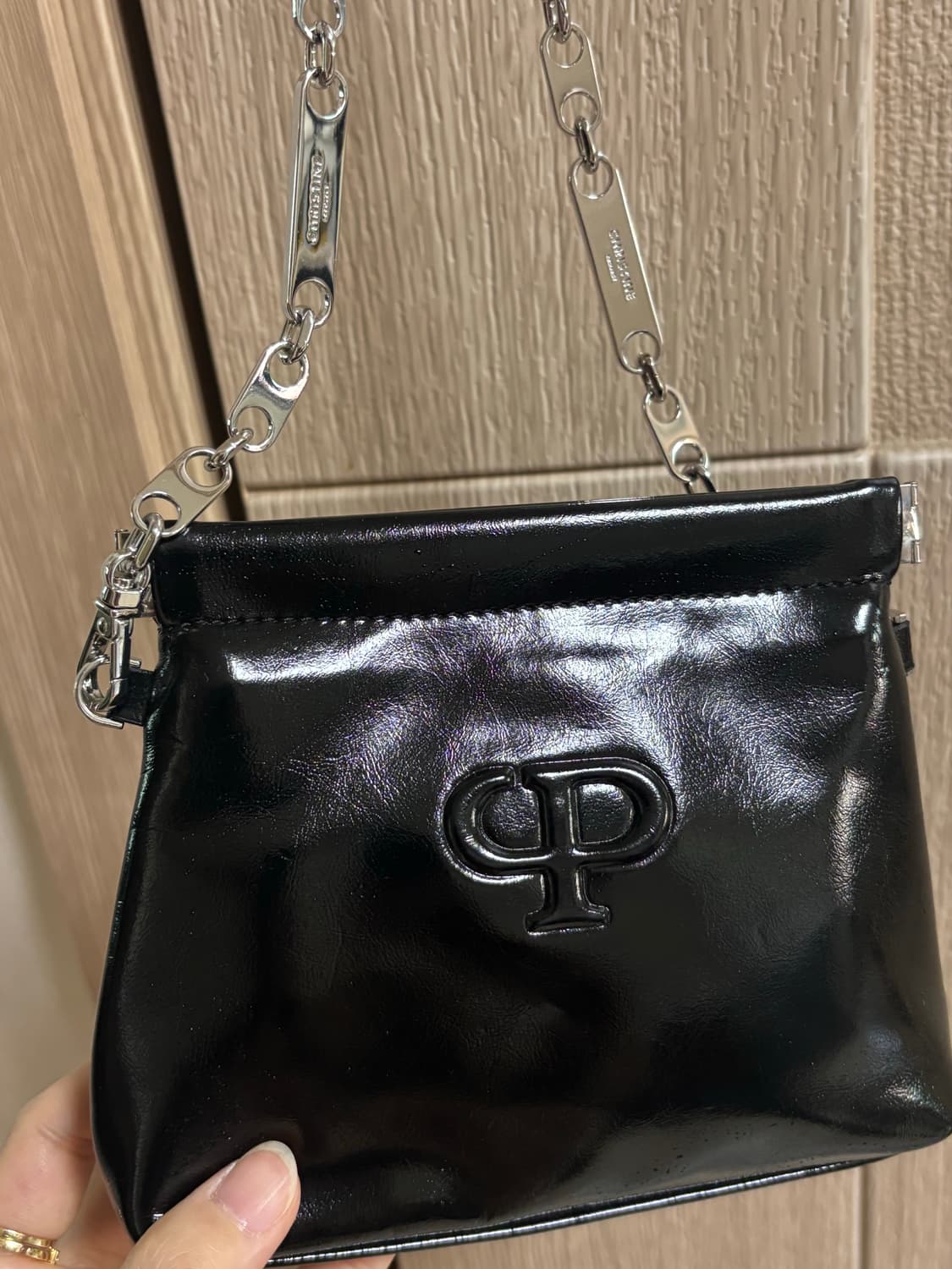 크리스틴프로젝트 블랙 미니백  상품이미지4