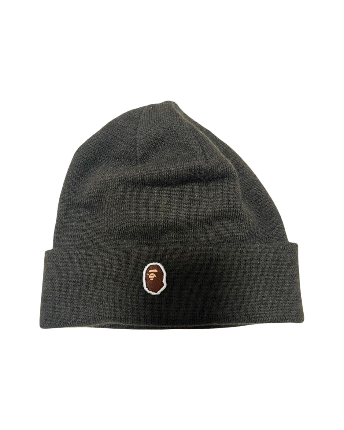 베이프 원포인트 비니 카키 상품이미지1