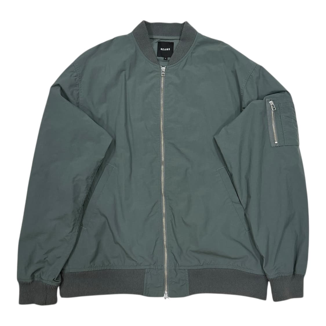 BEAMS 빔즈 이펙터 MA1 자켓 항곰점퍼 카키 그린 L 상품이미지1