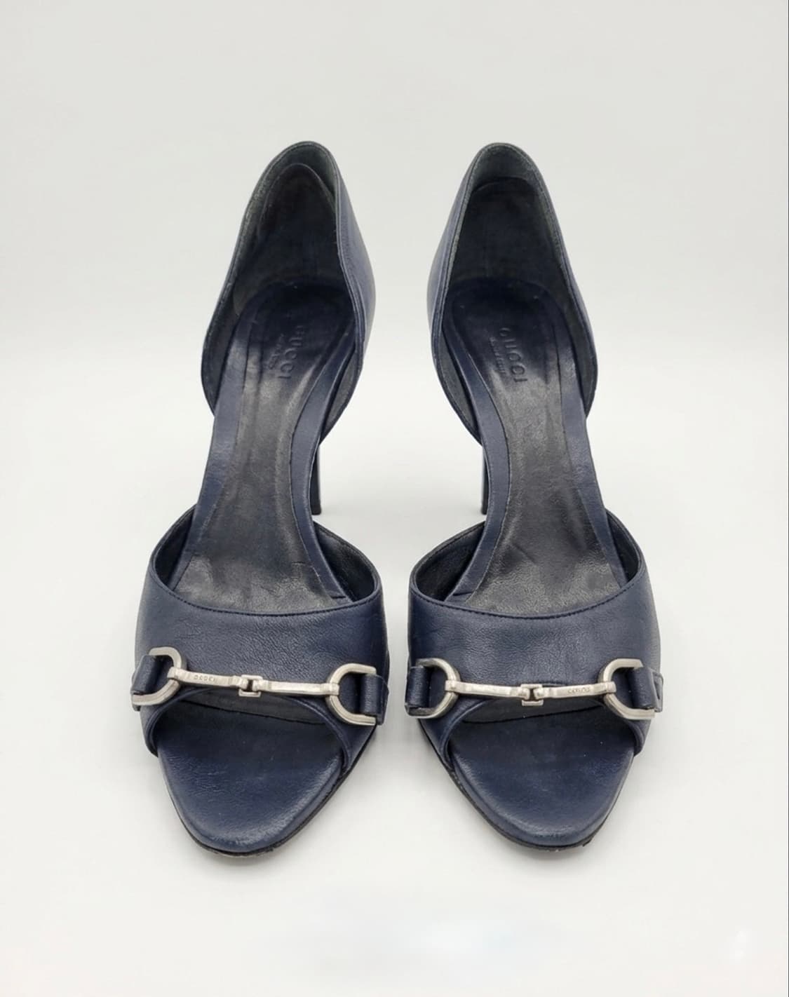 구찌 네이비 홀스빗 펌프스 힐 상품이미지2