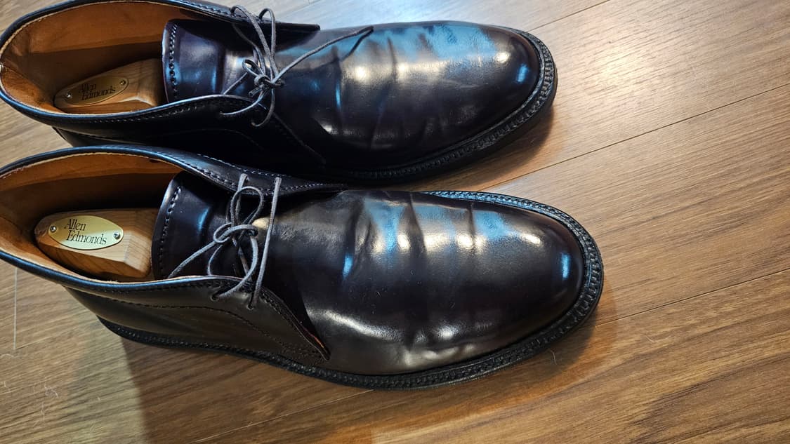 알든1339 Color 8 Cordovan Plain Toe 처카부츠 상품이미지10