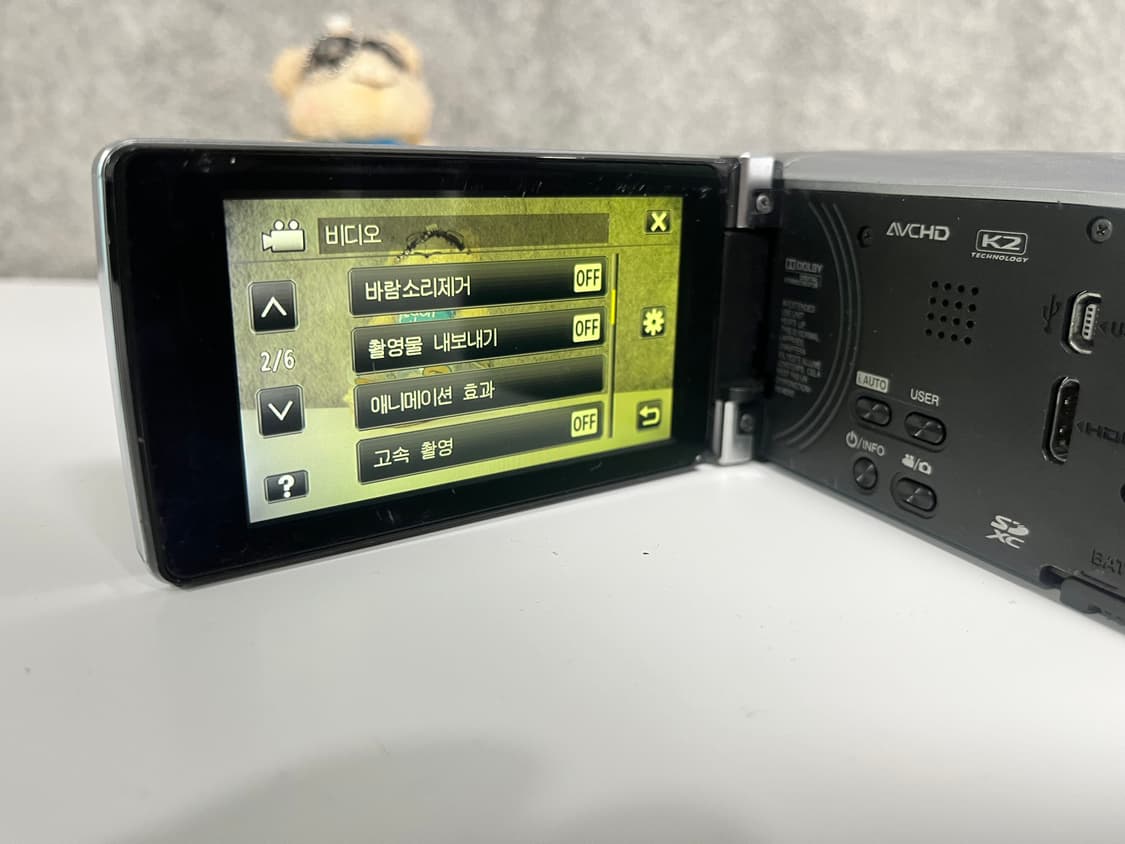 최상위모델 / 디카느낌연출 가능/ jvc gz hm890 빈티지 캠코더 상품이미지3