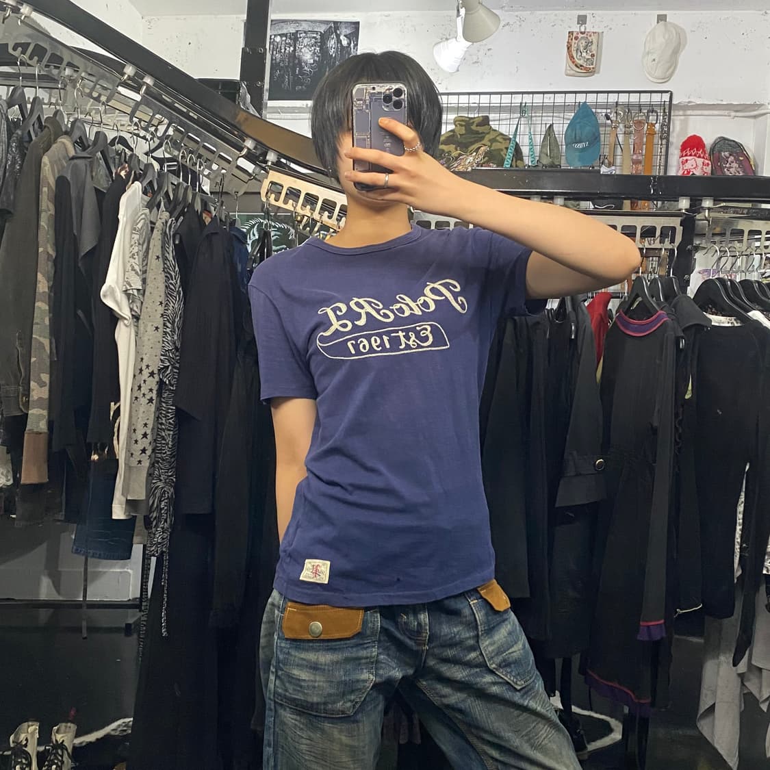 Polo Ralph Lauren 레터링 자수 반팔 티셔츠 상품이미지9