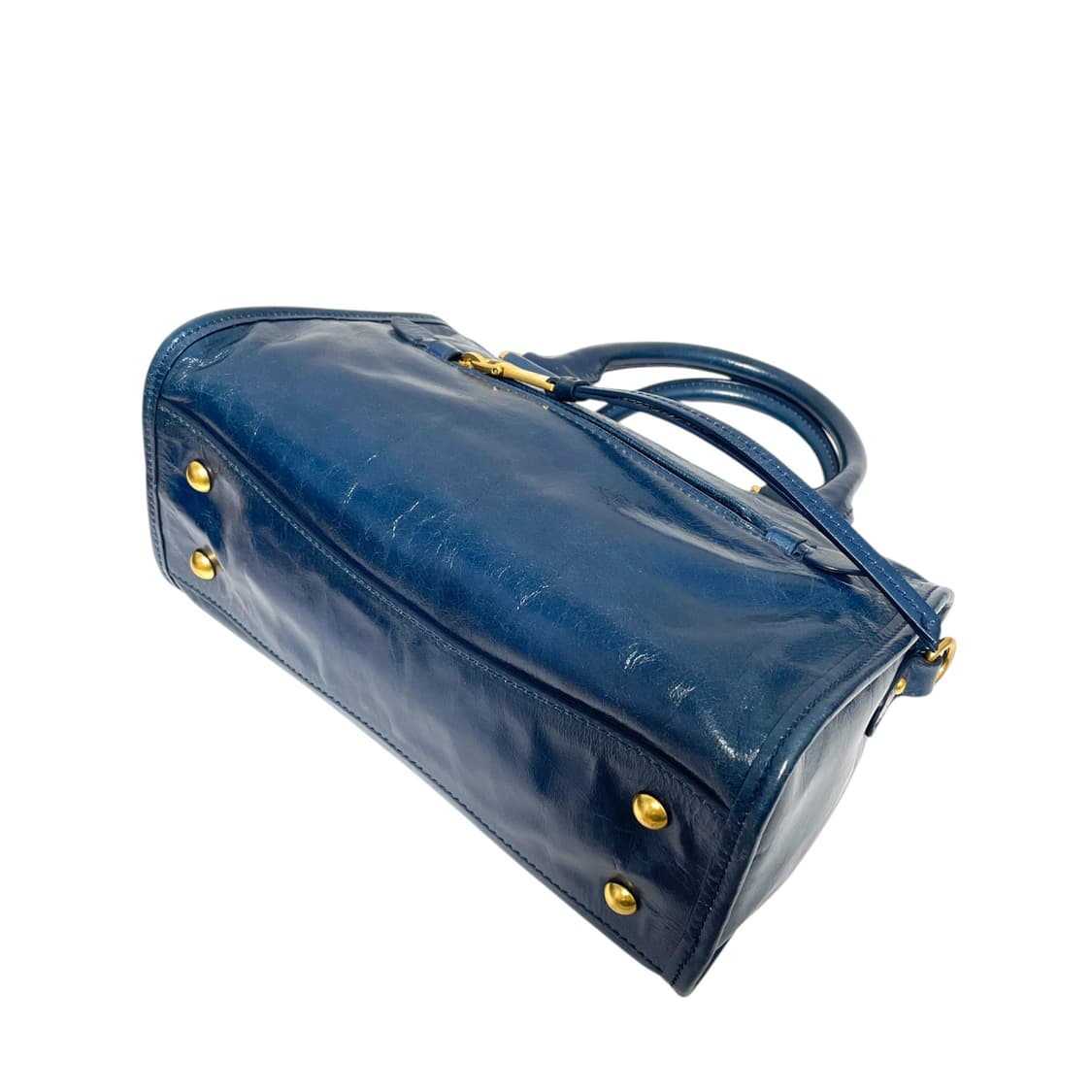 미우미우 5BB104 비텔로샤인 스몰 모터백 숄더백H00268 상품이미지7