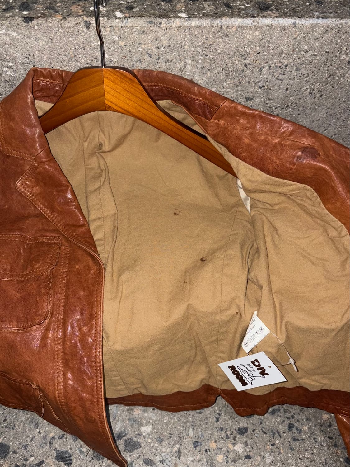 빈티지 가죽자켓 상품이미지8