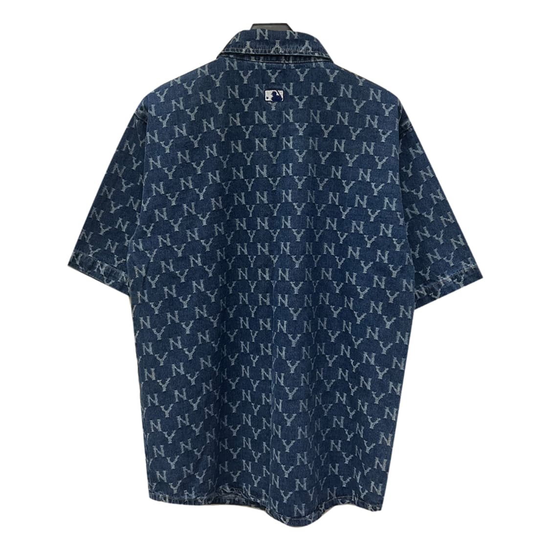 MLB 엠엘비 뉴욕 양키스 클래식 모노그램 반팔 데님 셔츠 L 상품이미지2