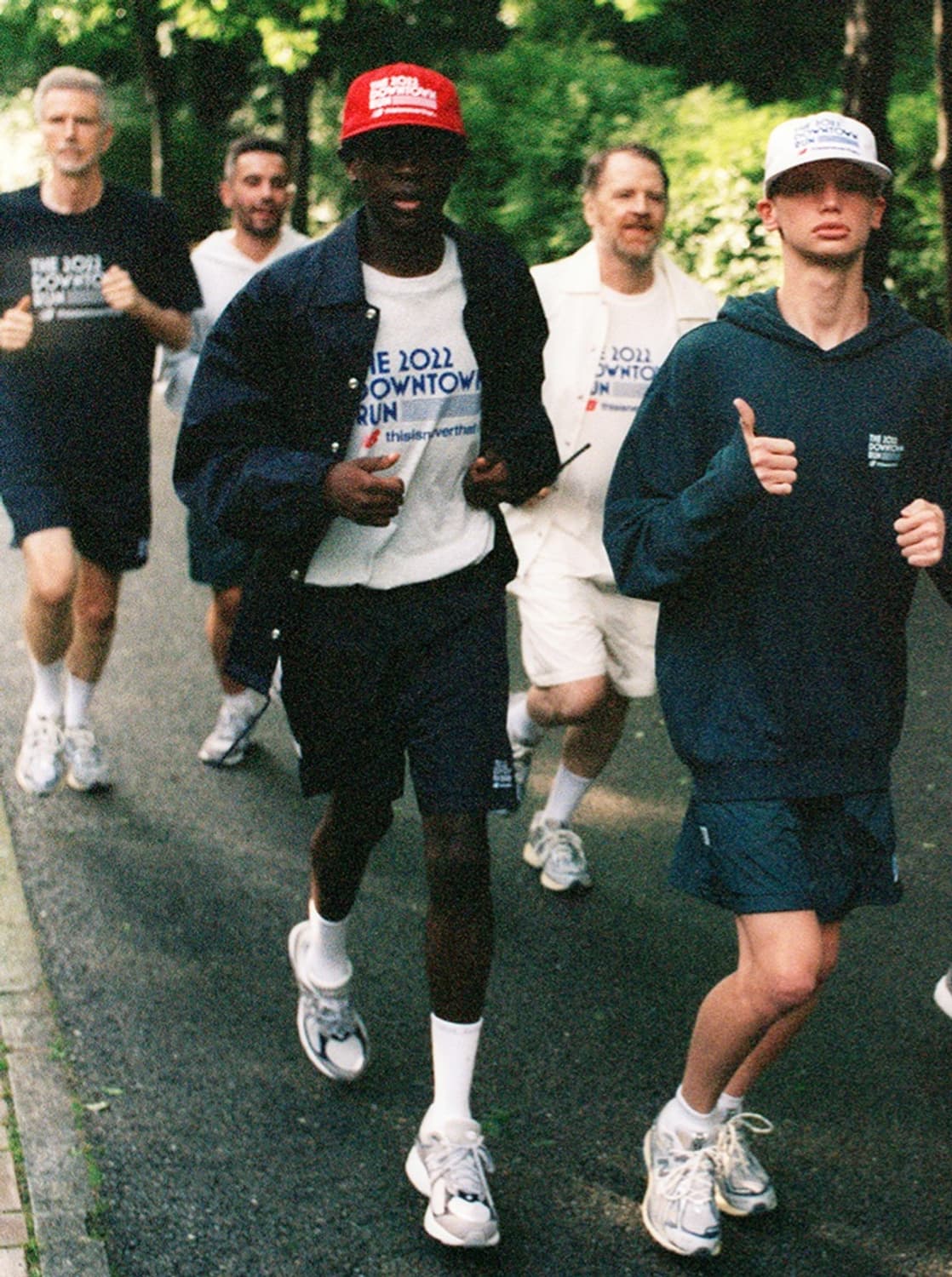 뉴발란스 x 디스이즈네버댓 레드 볼캡 트러커캡 모자 상품이미지2