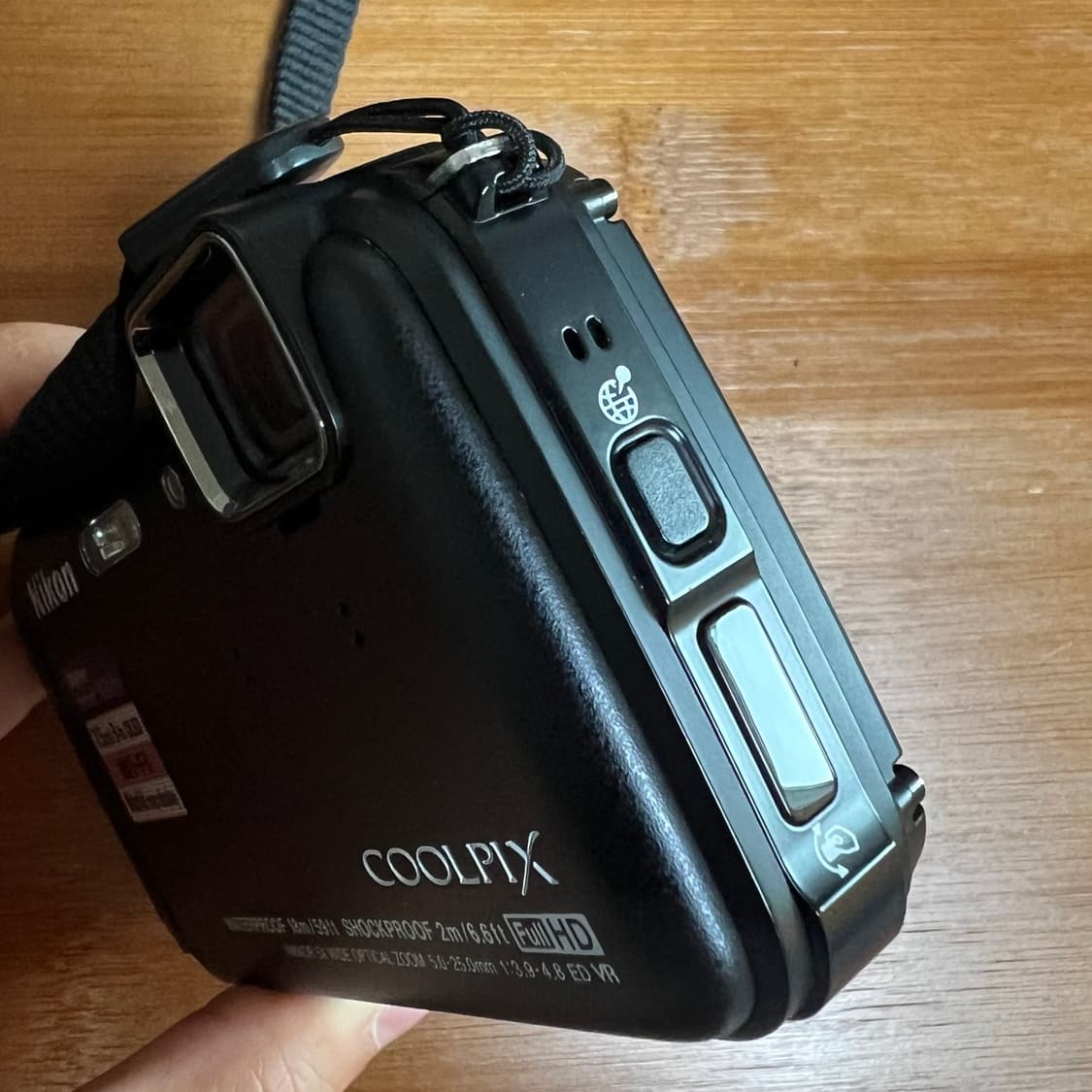 니콘 쿨픽스 aw110 블랙 풀박스 민트~A급 상품이미지6