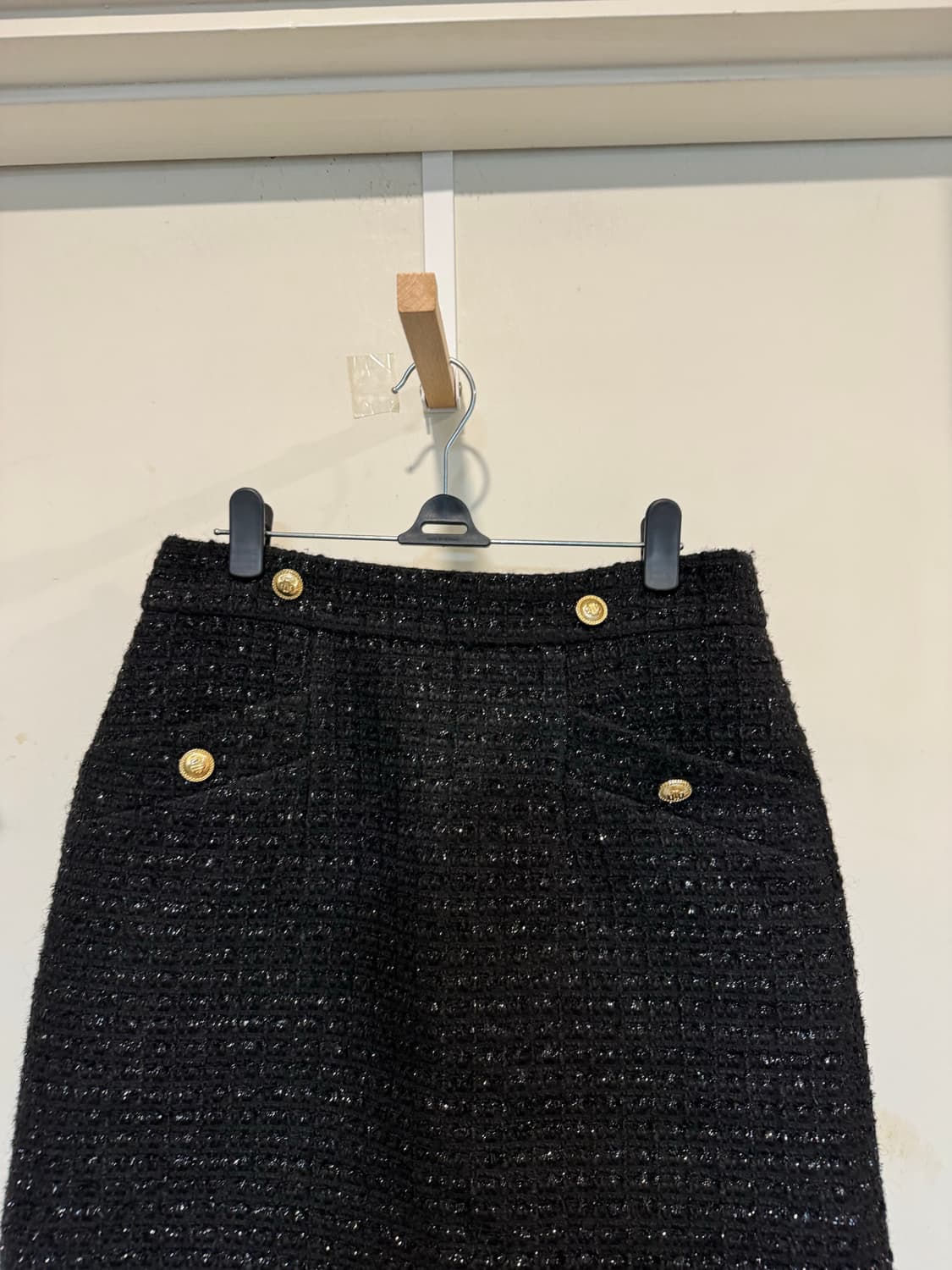 maje 마쥬 펄 트위드 버튼 스커트 상품이미지4