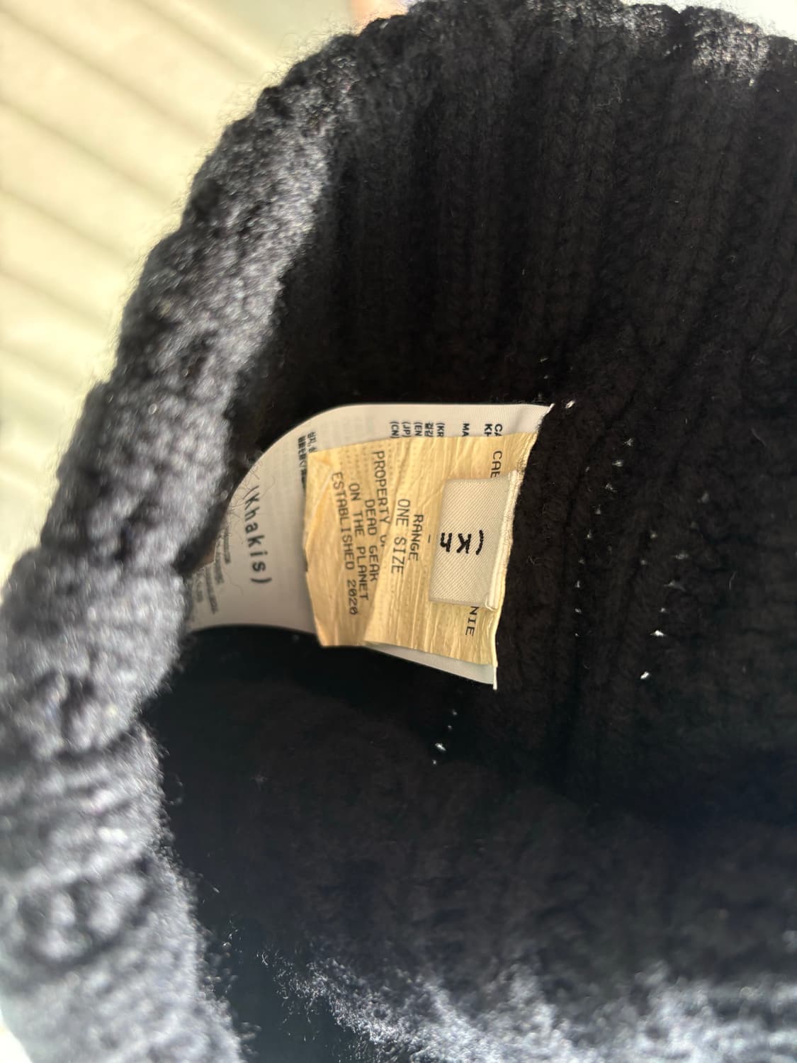 Khakis Cable Watch Beanie (Black) 상품이미지4