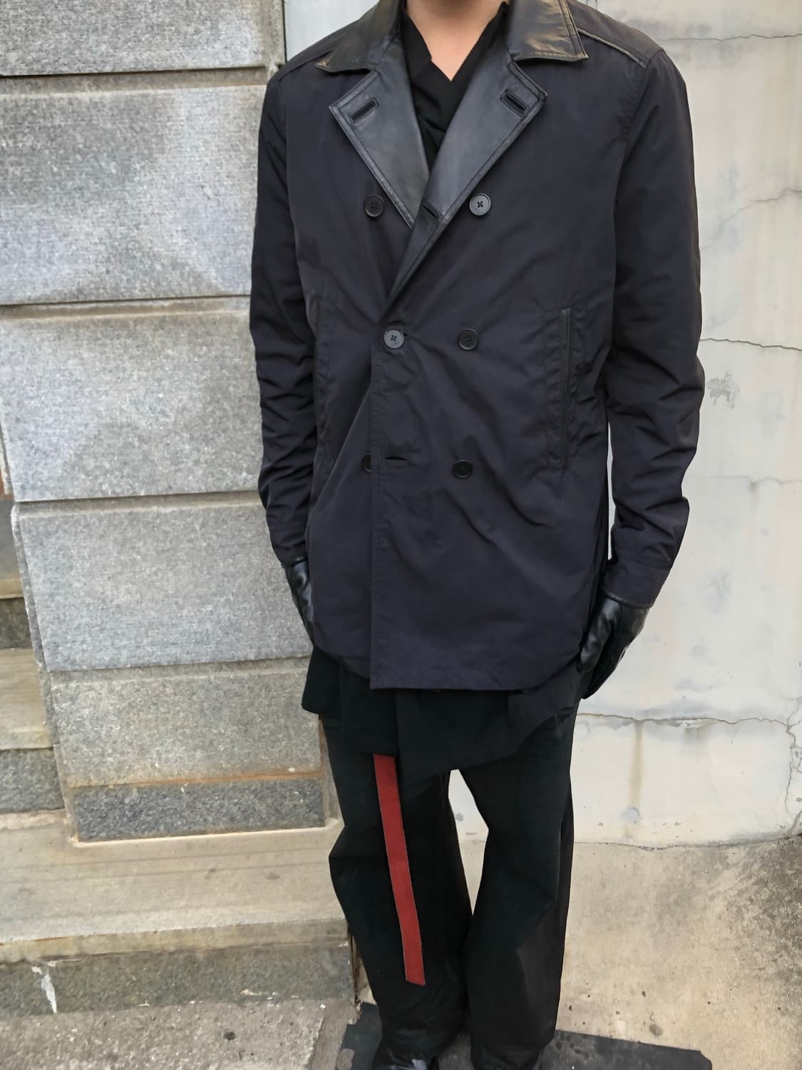 존 바바토스 레더(램스킨) 카라 코트 상품이미지4