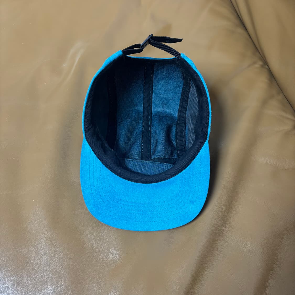 Supreme 슈프림 캠프캡 모자 (Suede Teal Blue) 상품이미지6