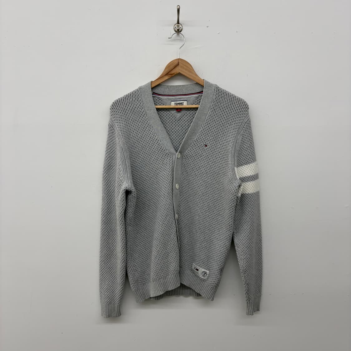 타미힐피거 그레이 니트 가디건 남m 상품이미지1