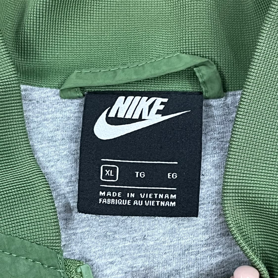 [정품/XL] 나이키 올드스쿨 나일론 그린 점퍼 b15 상품이미지5