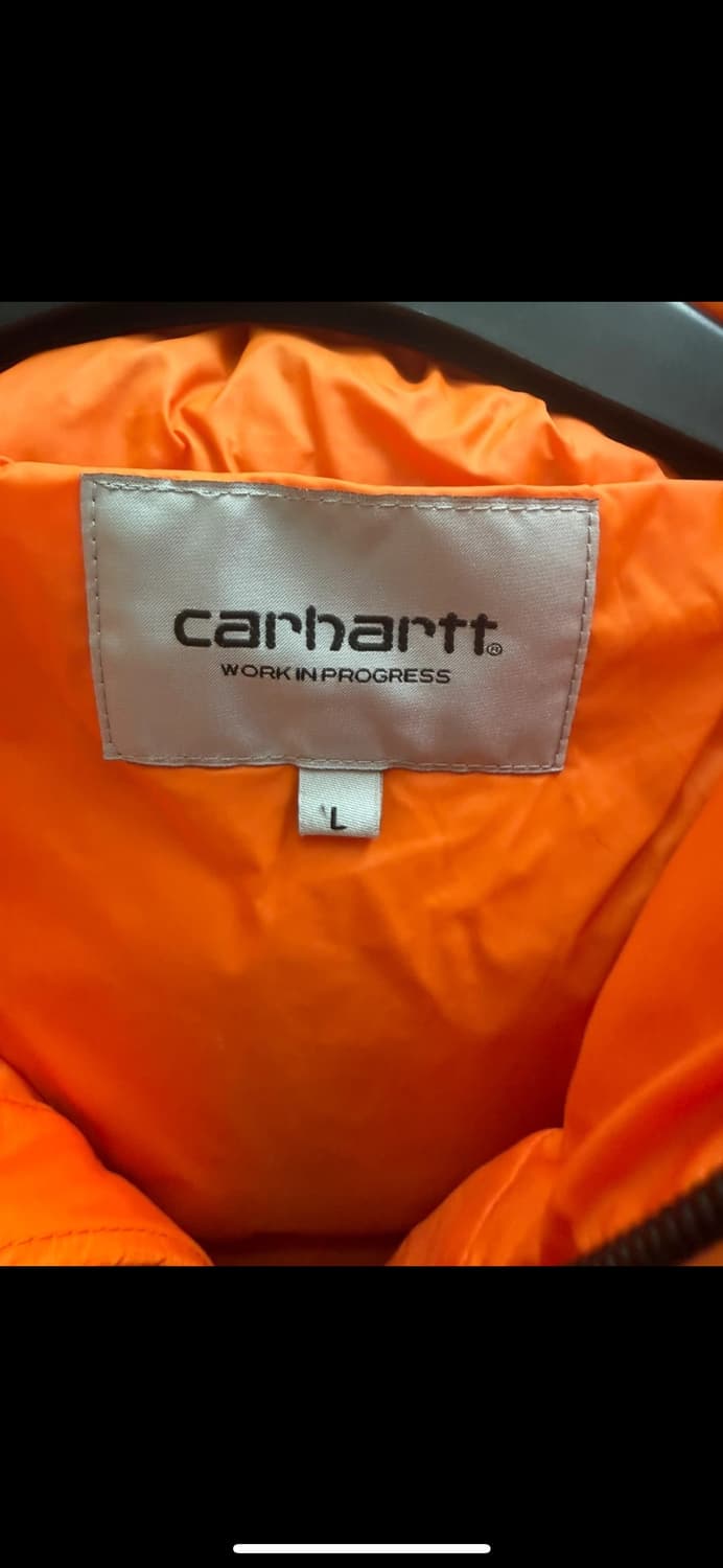 칼하트 WIP 아스펜 오렌지 패딩 L 상품이미지3