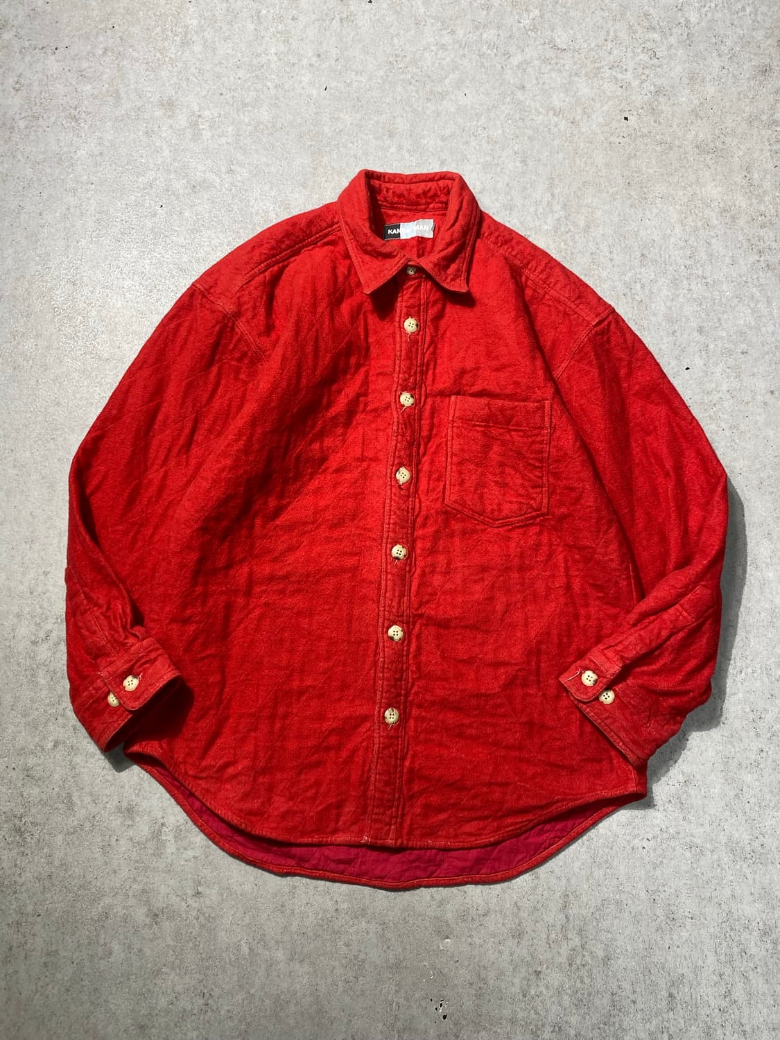 [L] Kansai Man 간사이 야마모토 퀼티드 셔츠 상품이미지1