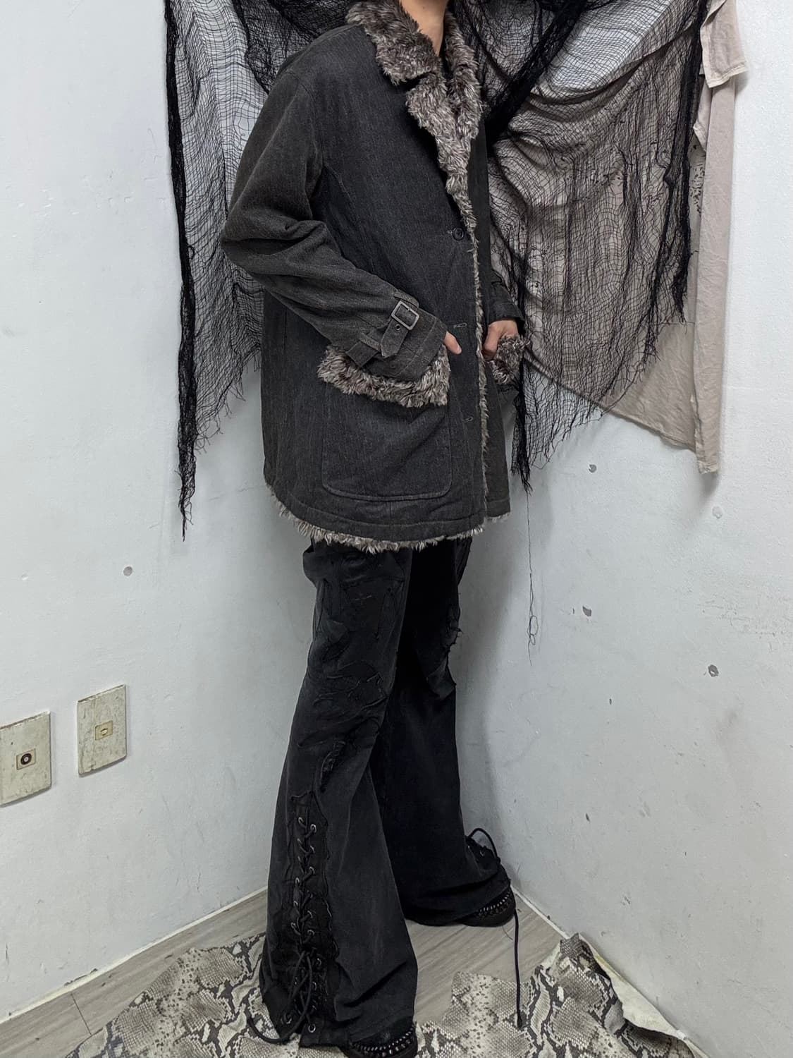 [Splendid VKEI] Fur Trimming Jacket 상품이미지3