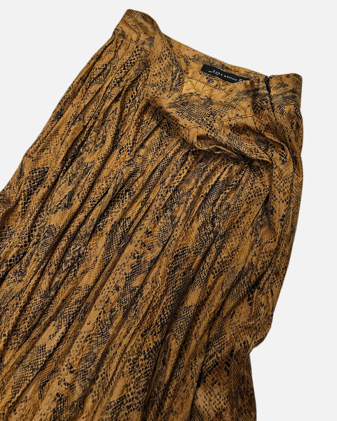 python pleats long skirt 상품이미지2