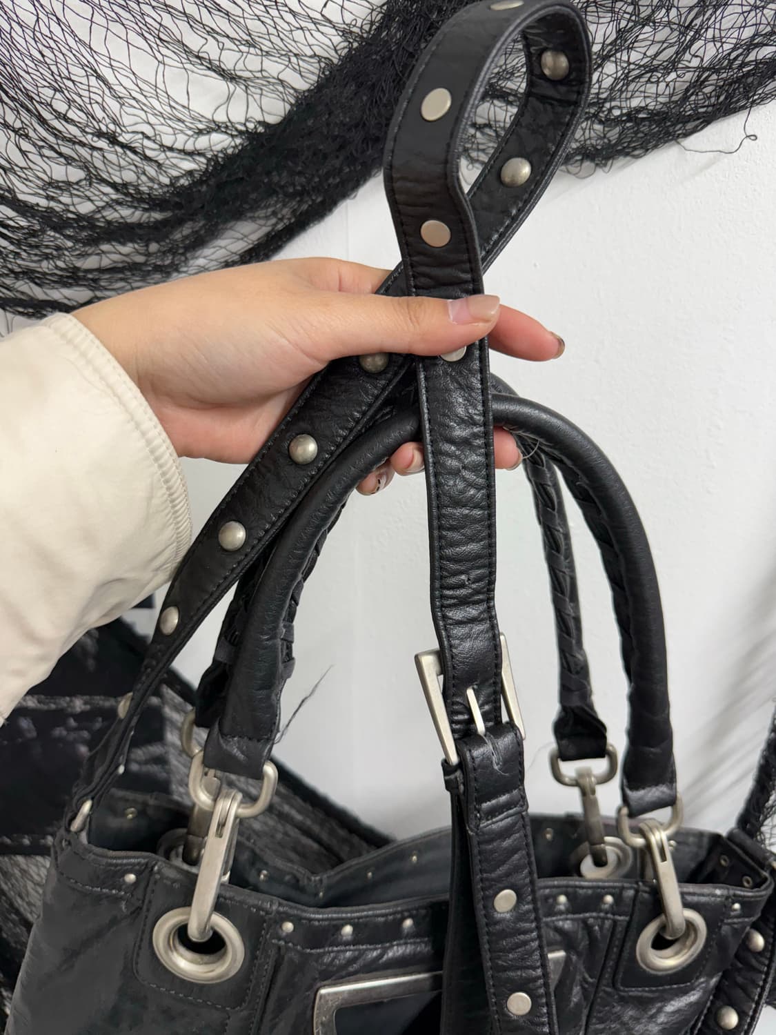 00s punk stud detailed bag 상품이미지4