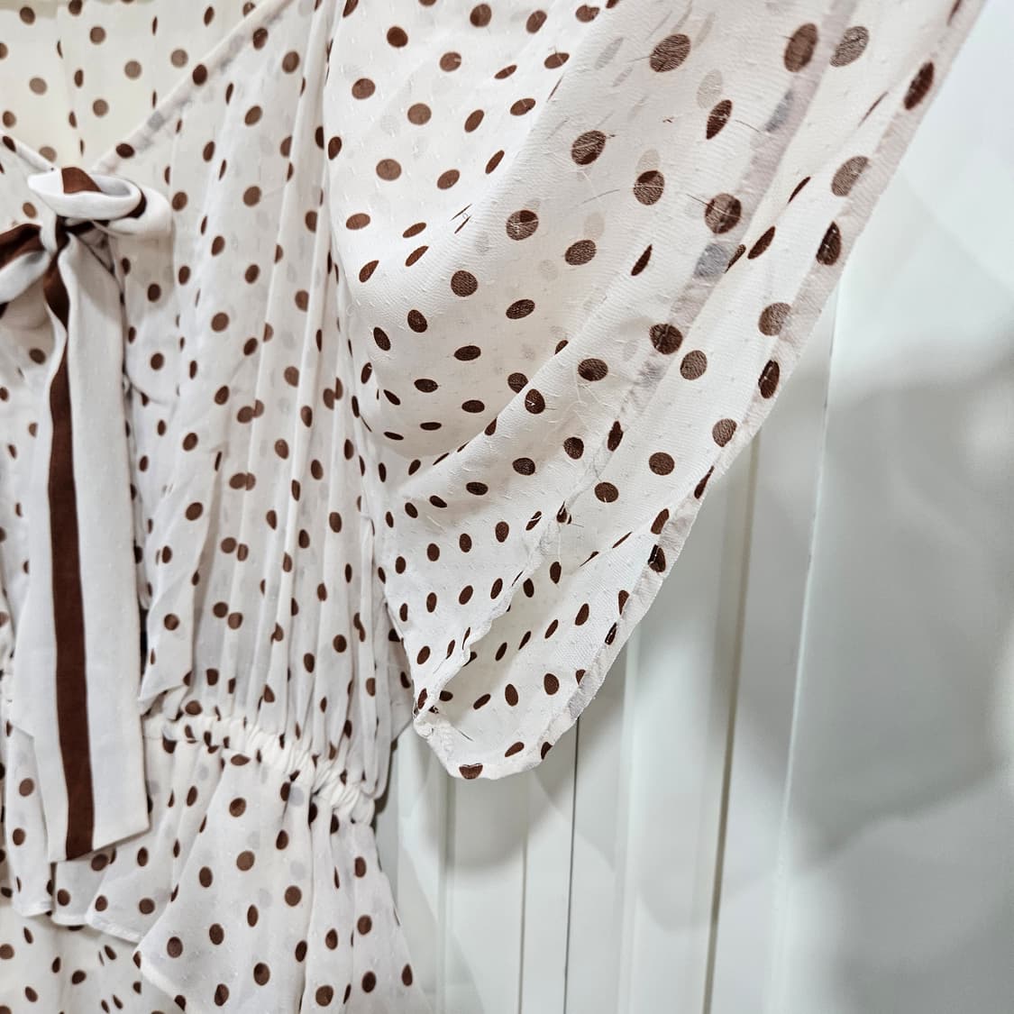 스나이델(snidel) 도트 리본 쉬폰 원피스 상품이미지4